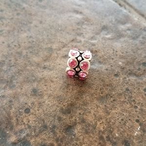 DaVinci pink and black charm